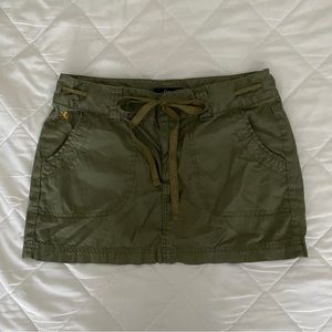 Vintage y2k Express cargo mini skirt